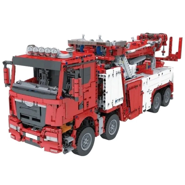  Fire Rescue Vehicle Red Truck Mould King 17027 Technical With 4883 Pieces
