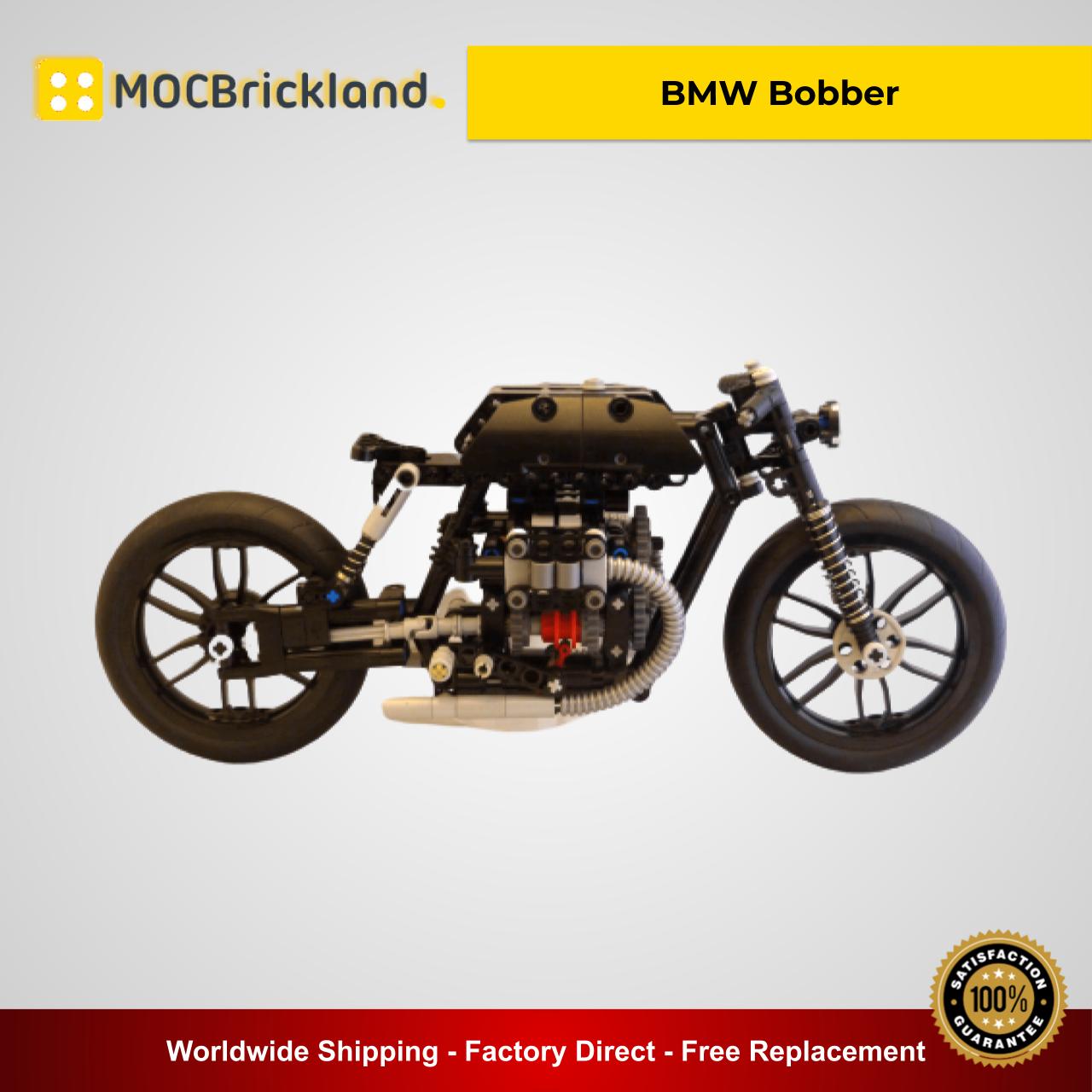 BMW Bobber Motorcycle Technical TECHNIC Moc 21468 Custom Brick Model super Moto 