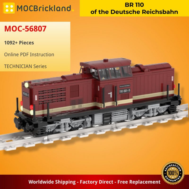 MOCBRICKLAND MOC-56807 BR 110 of the Deutsche Reichsbahn