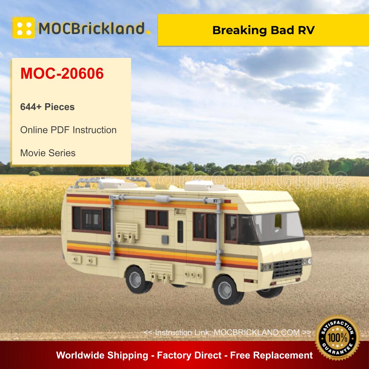 Breaking Bad Wohnmobil Wohnwagen MOC-20606 Bausteine Spielzeug 657 teile 