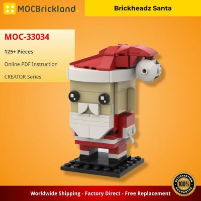 MOCBRICKLAND MOC-33034 Brickheadz Santa