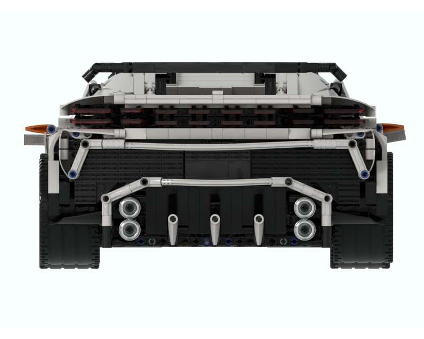 Bugatti EB 110 Centodieci Hommage MOC 34933 Technic Designed By The one from the Swabian Produced By MOC BRICK LAND