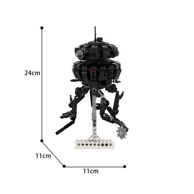 Imperial Probe Droid Star Wars MOC-53207 by dmarkng WITH 1110 PIECES