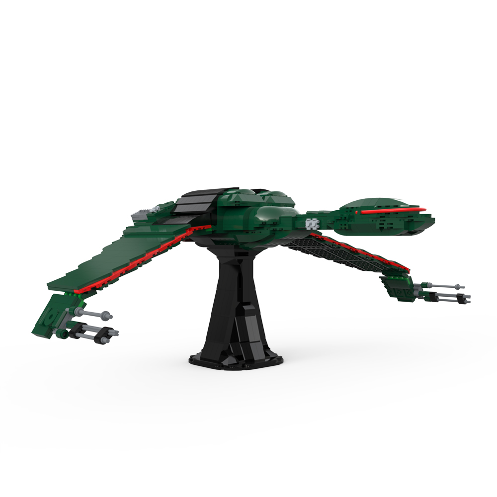 The Klingon Spacecraft MOC-89674 Movie With 1004 pieces