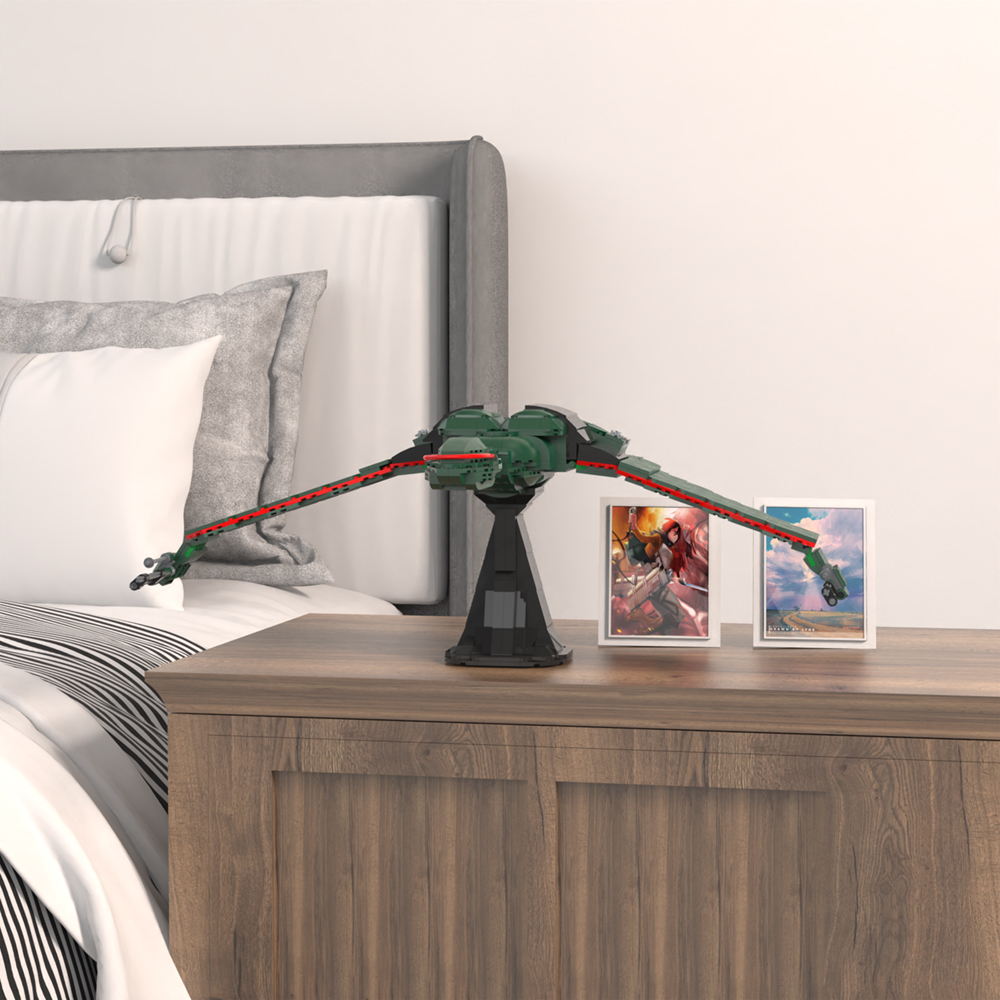 The Klingon Spacecraft MOC-89674 Movie With 1004 pieces