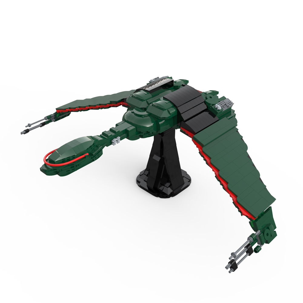The Klingon Spacecraft MOC-89674 Movie With 1004 pieces