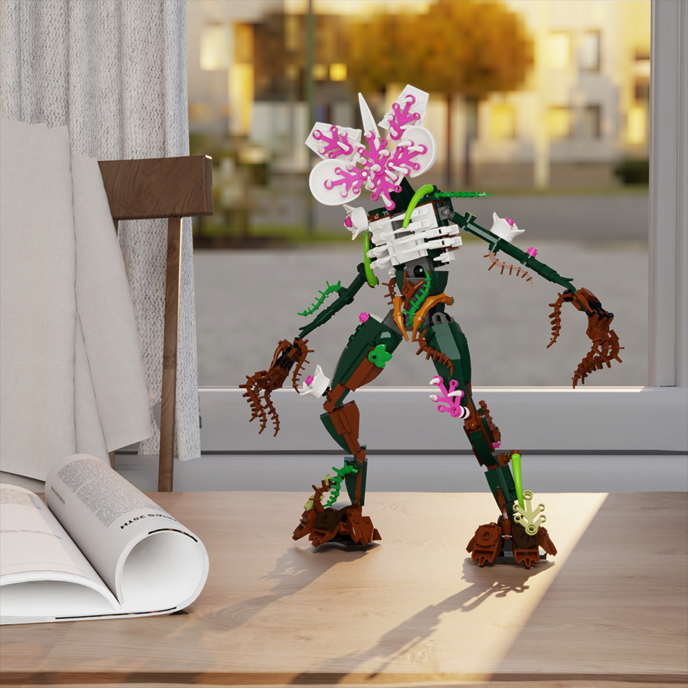 Stranger Things Demogorchid Monster MOC-89568 Creator With 419 Pieces