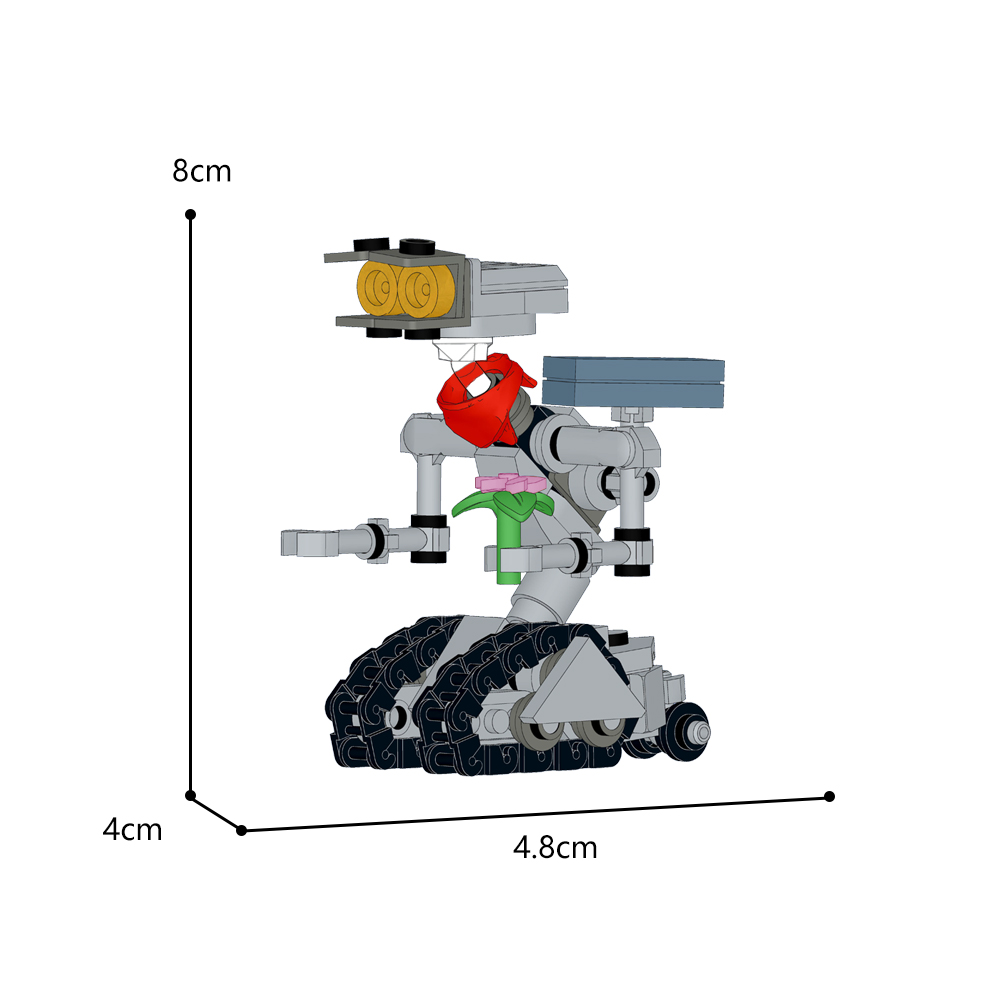  Johnny 5 MOC-117303 Movie With 91 Pieces