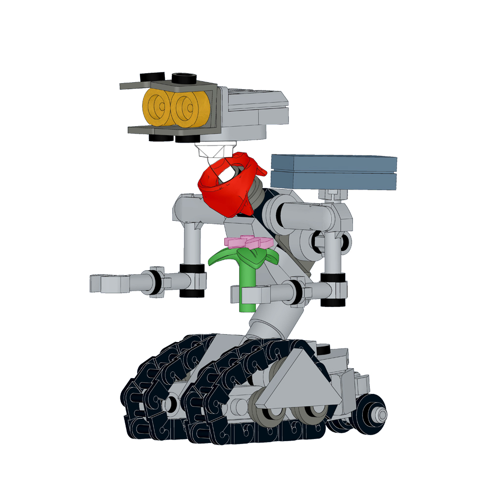  Johnny 5 MOC-117303 Movie With 91 Pieces