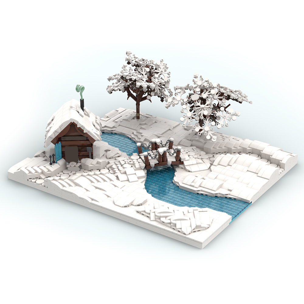 Winter Scene MOC-85879 Creator With 2451 Pieces