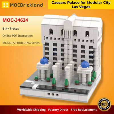 MOCBRICKLAND MOC-34624 Caesars Palace for Modular City Las Vegas