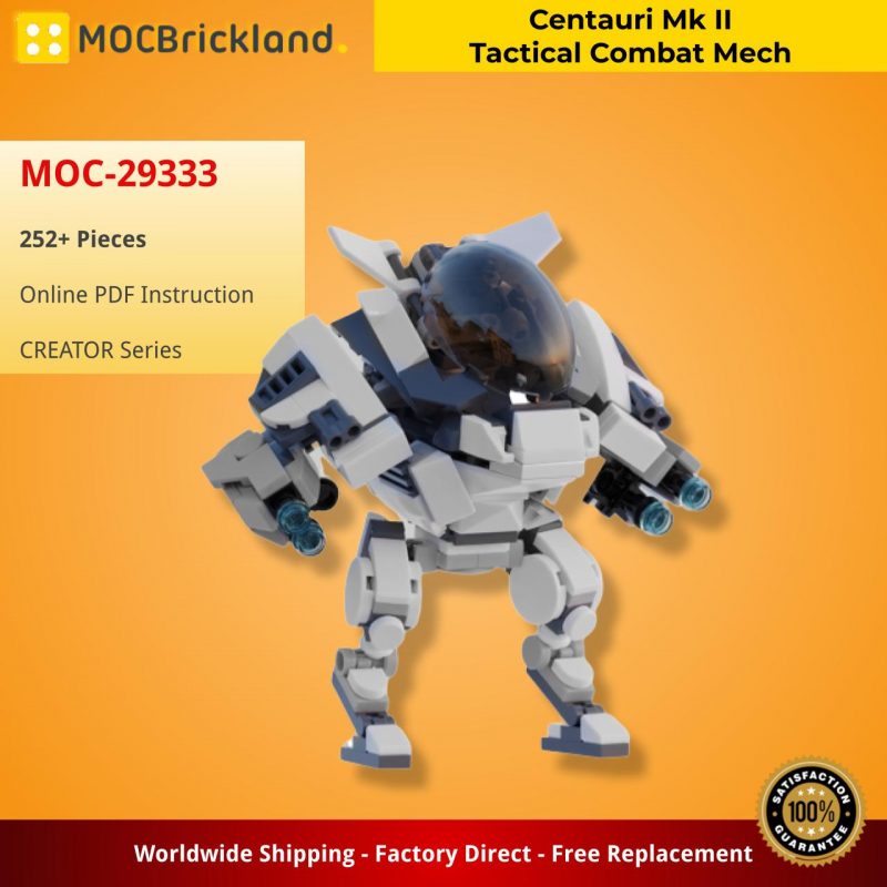 Centauri Mk II Tactical Combat Mech Creator MOC-29333 by X_nthropie with  252 pieces MOC Brick Land