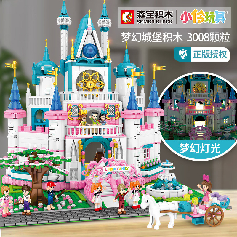 City SEMBO 604003 Light Princess Castle