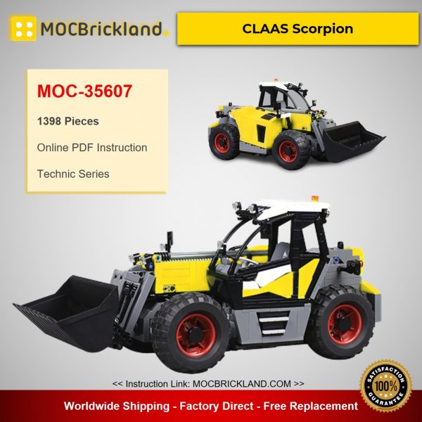 MOCBRICKLAND MOC-35607 CLAAS Scorpion 756