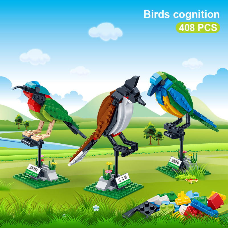 Creator BANBAO 5123 Three Birds Set Animal Cognition