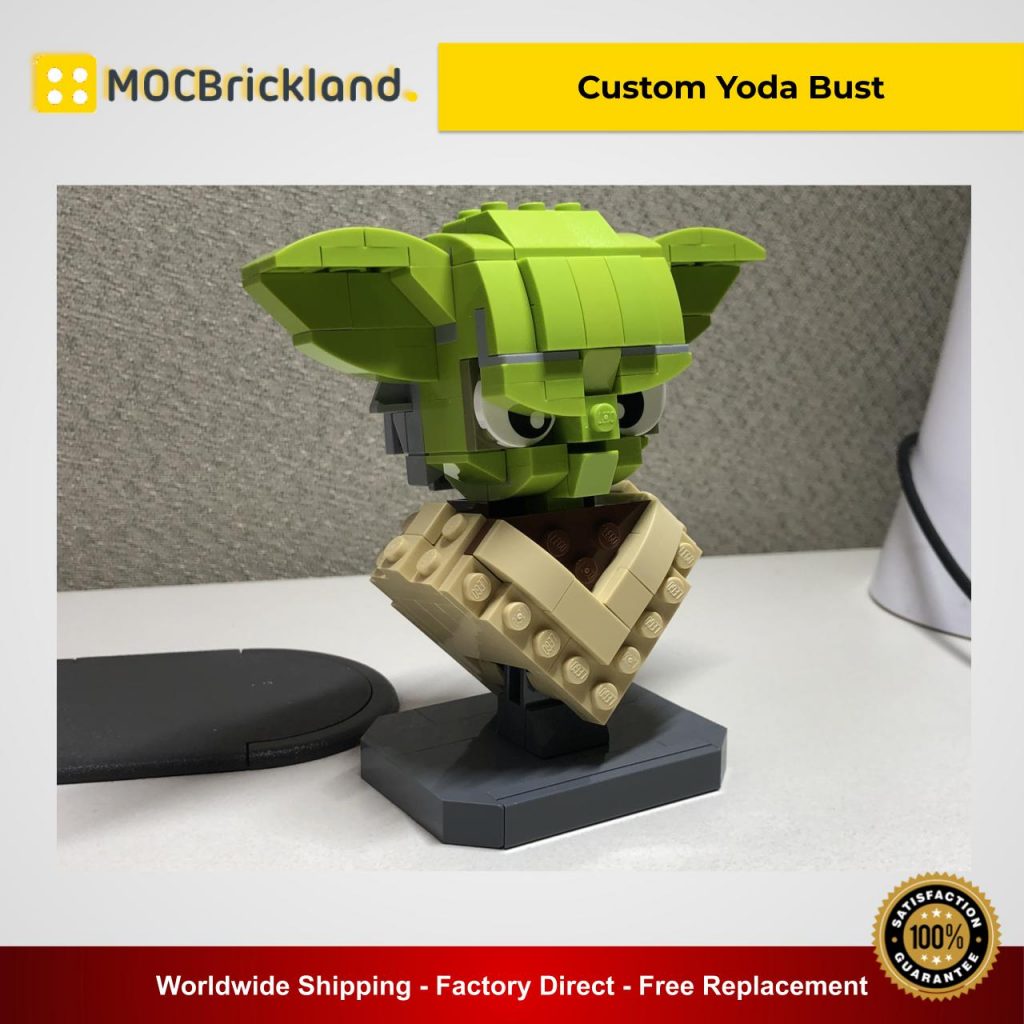 yoda brick head