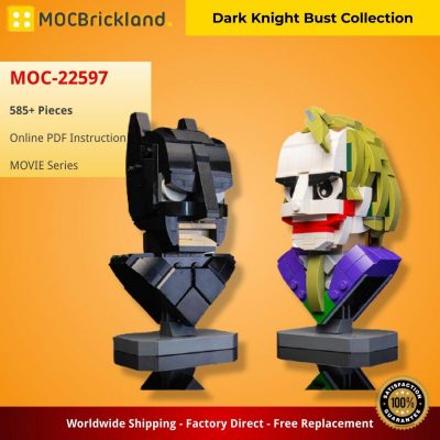 MOCBRICKLAND MOC-22597 Dark Knight Bust Collection