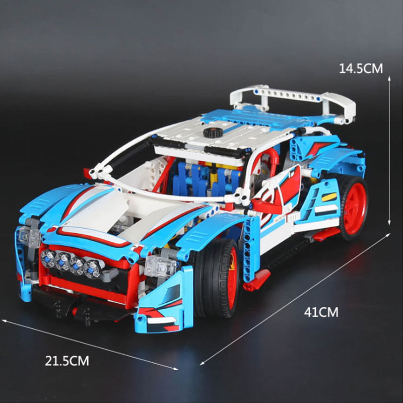 DECOOL 3377 Rally Car Compatible with 42077