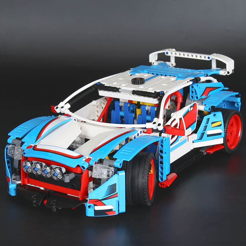 DECOOL 3377 Rally Car Compatible with 42077