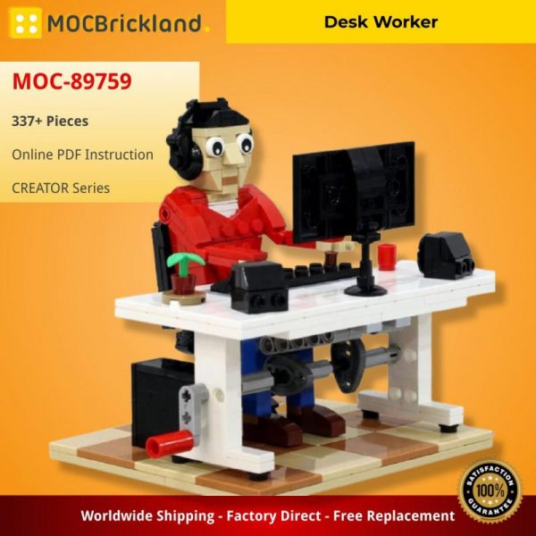 MOCBRICKLAND MOC-89759 Desk Worker