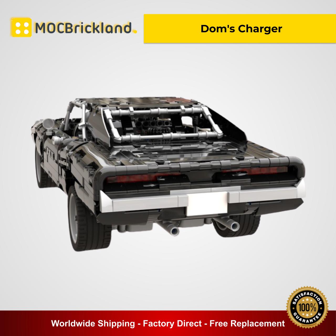 doms-charger-moc-42308-mocbrickland.pptx (2) Dom's Charger MOC 42308 Technic Compatible With LEGO 42111 Designed By Efferman With 1388 Pieces