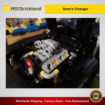 Dom's Charger MOC 42308 Technic Compatible With LEGO 42111 Designed By Efferman With 1388 Pieces