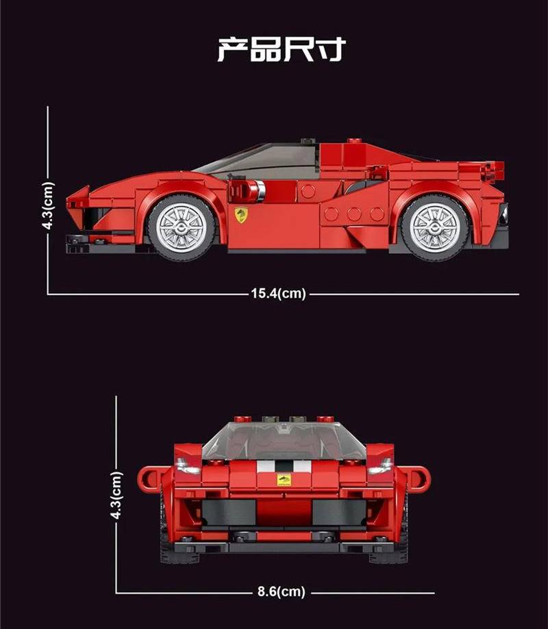 Technician mouldking 27006 ferrari 488 gtb