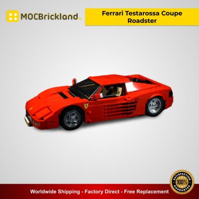 Ferrari Testarossa Coupe Roadster MOC 24335 Technic Designed By Firas_legocars