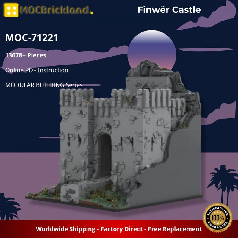 Finwër Castle Modular Building Moc 71221 With 13678 Pieces Moc Brick Land 