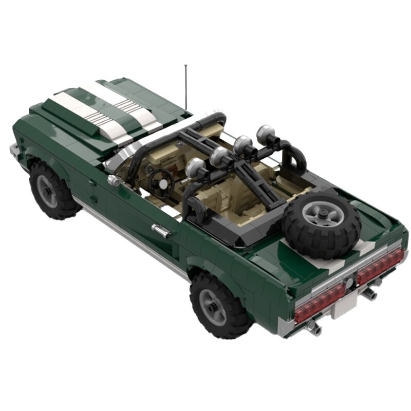 MOCBRICKLAND MOC-89754 Ford Mustang Off-road