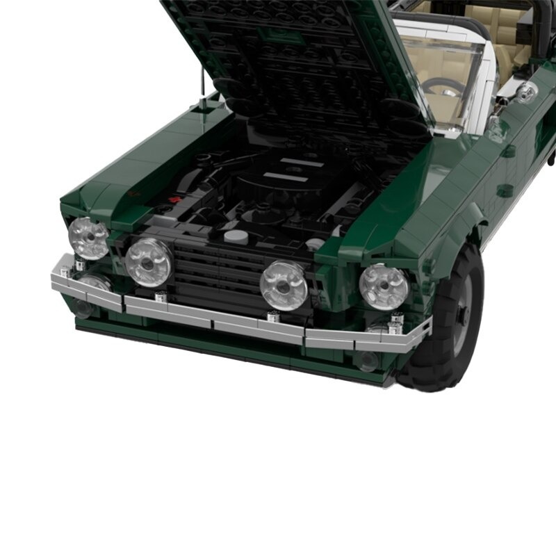MOCBRICKLAND MOC-89754 Ford Mustang Off-road