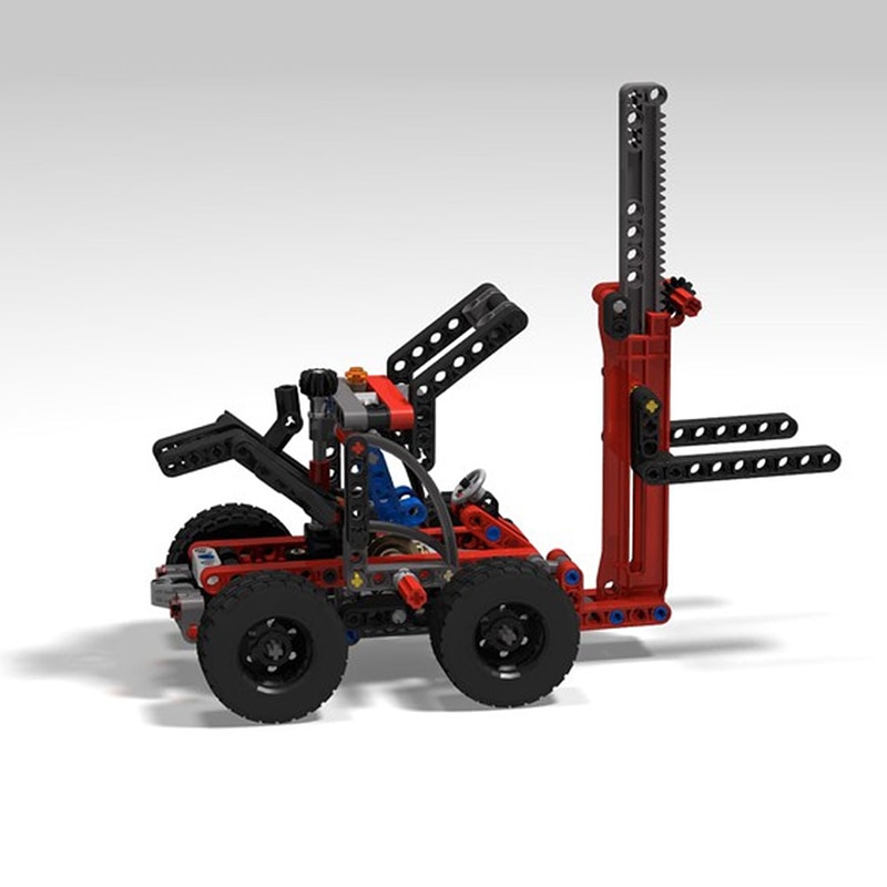 Forklift MOC 10983 Technic Compatible with LEGO 42061 By Nequmodiva Produced by MOC BRICK LAND