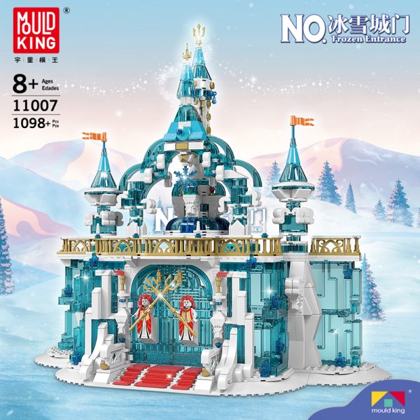 Frozen Entrance Modular Building MOULD KING 11007 with 1098 pieces ...