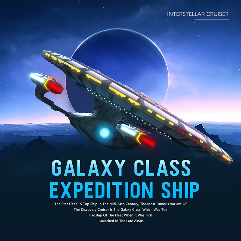 MOCBRICKLAND MOC-49396 Galaxy-class Explorer