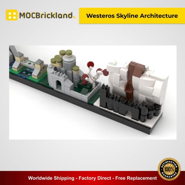 Game Of Thrones - Westeros Skyline Architecture MOC 18016 Movie Designed By MOMAtteo79