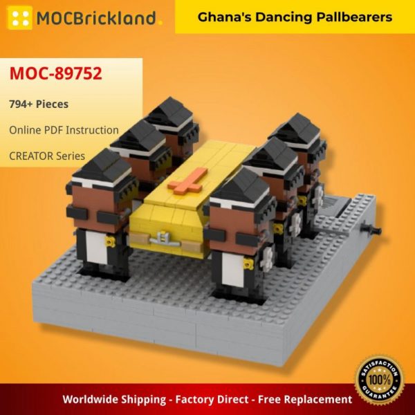MOCBRICKLAND MOC-89752 Ghana’s Dancing Pallbearers