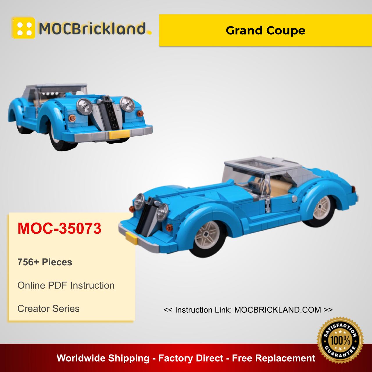 Grand Coupe MOC 35073 Creator Alternative 10252 Designed By On Bricking With 756 Pieces - MOC Brick Land
