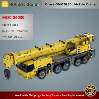 MOCBRICKLAND MOC-86030 Grove GMK 5250L Mobile Crane