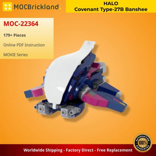 MOCBRICKLAND MOC-22364 HALO Covenant Type-27B Banshee