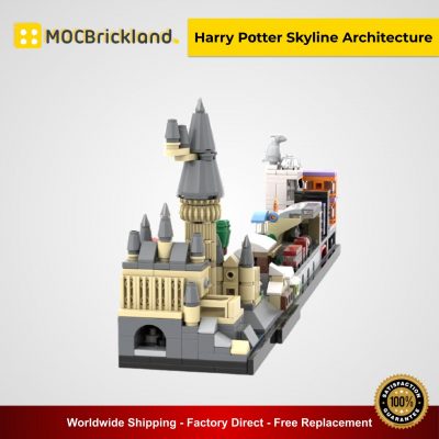 Harry Pօtter Skyline Architecture MOC 22348 Movie Designed By MOMAtteo79 With 621 Pieces