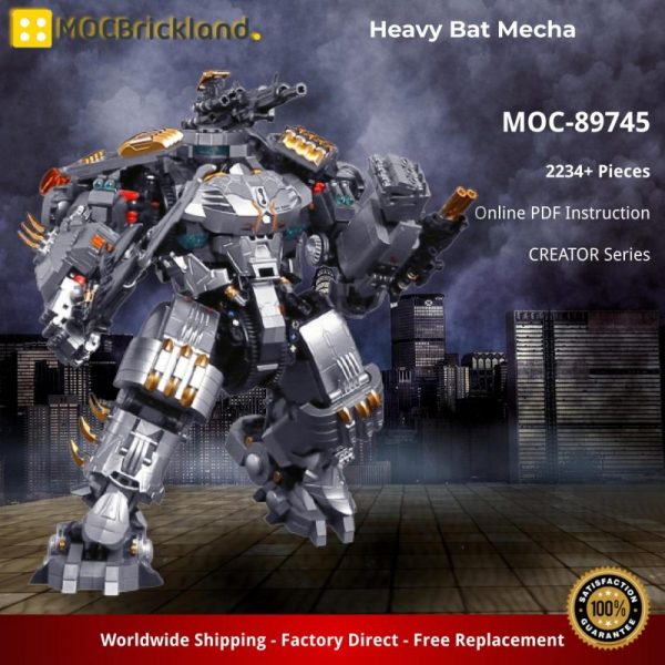MOCBRICKLAND MOC-89745 Heavy Bat Mecha