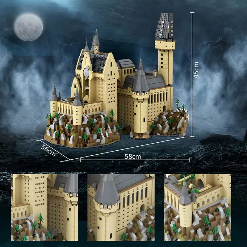 MOCBRICKLAND MOC-30884 Hogwart's Castle (71043) Epic Extension C4195