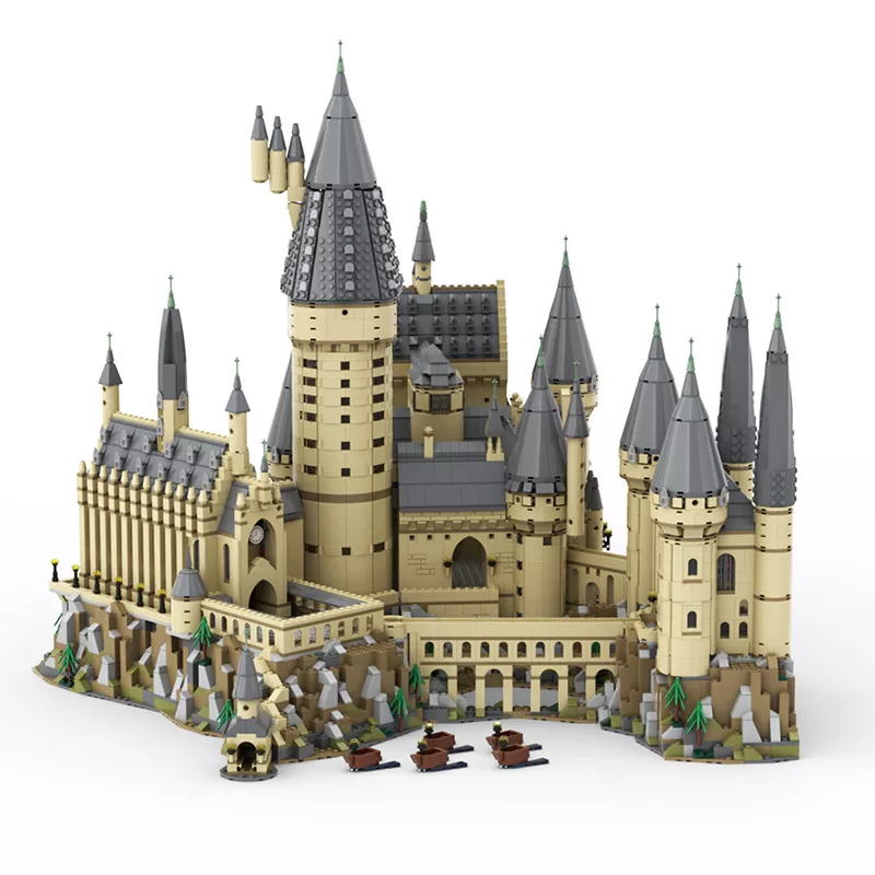 LEGO MOC Remastered - Hogwart's Castle (71043) Epic Extension by