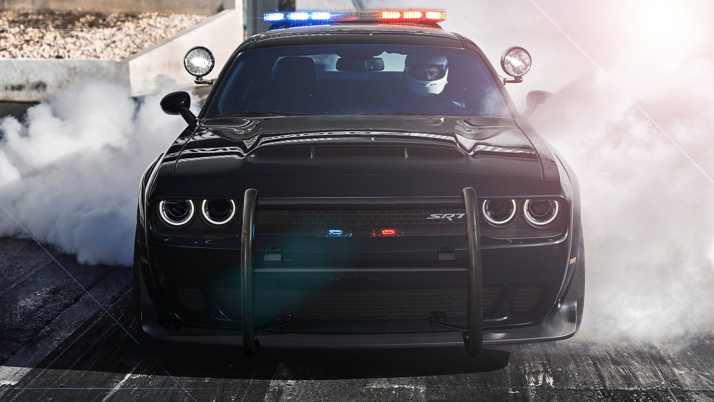 MOC 38140 Dodge Challenger SRT Demon Hellcat Police car by Nura Technic