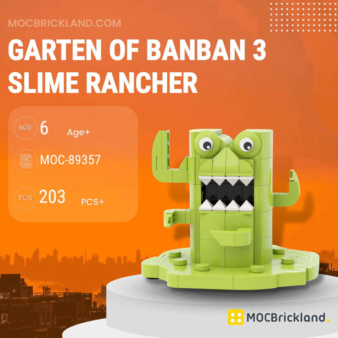 Garten of Banban 3 Slime Rancher MOCBRICKLAND 89357 Movies and