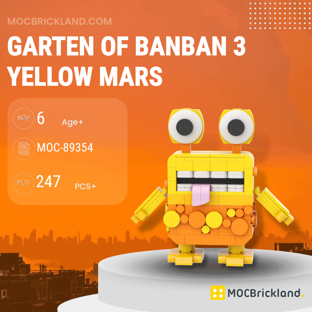 Movies and Games MOCBRICKLAND 89357 Garten of Banban 3 Slime