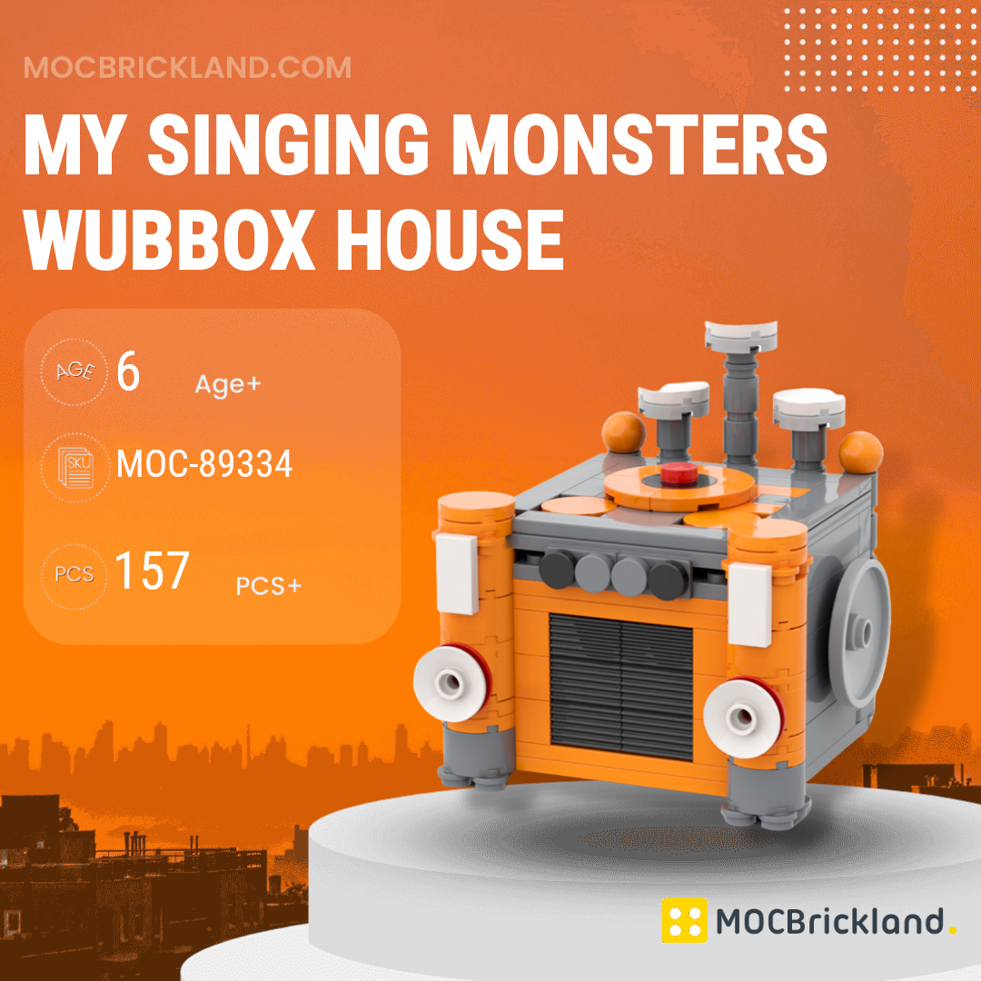 MOC Factory 89334 My Singing Monsters Wubbox House Movies and Games