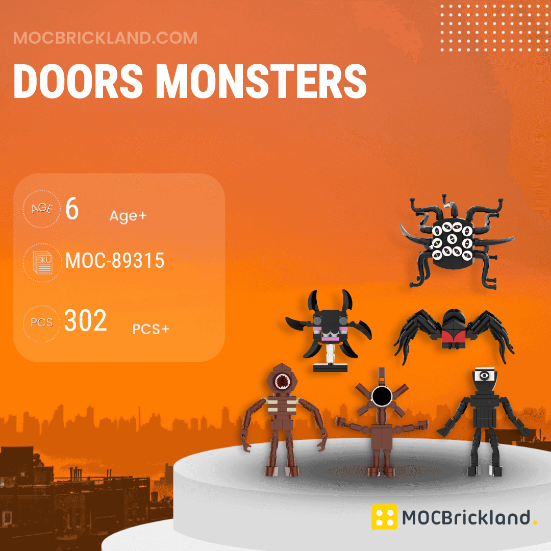 Doors Monsters MOCBRICKLAND 89315 Creator Expert with 302 Pieces MOC  Brick Land