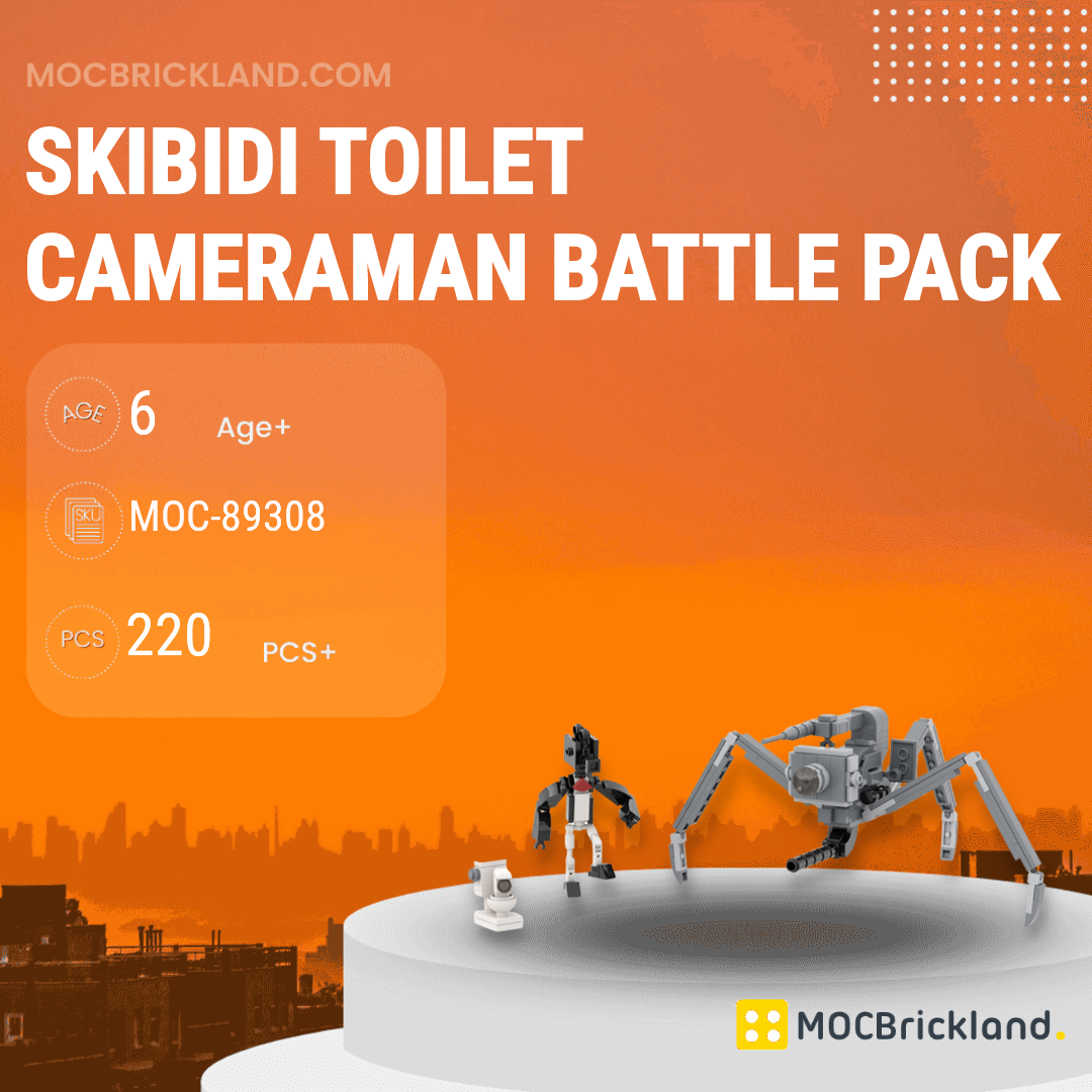 Gobricks version) 220pcs Skibidi Toilet（Cameraman Battle Pack） – Joy Bricks