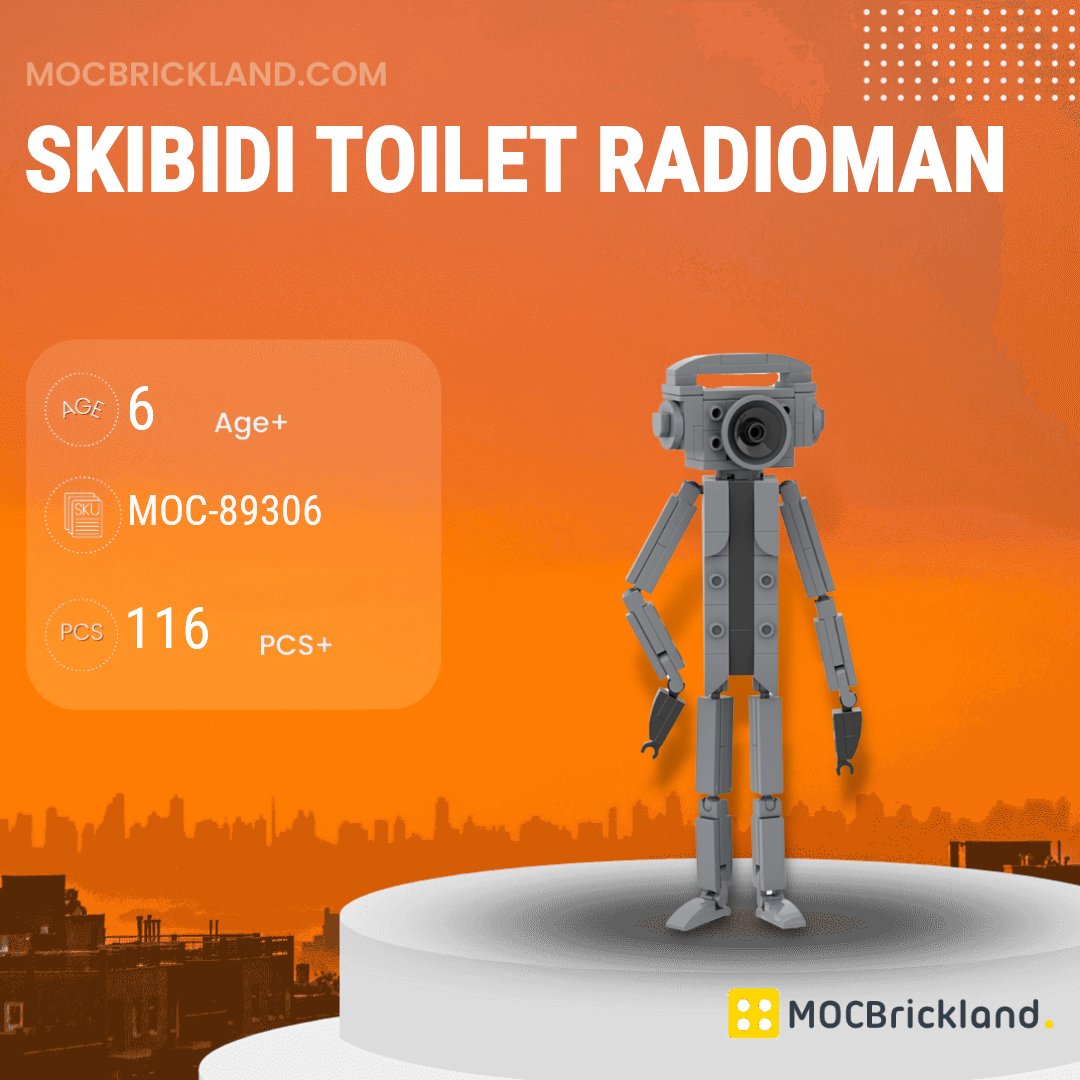 Movies and Games MOCBRICKLAND 89301 Skibidi Toilet G-Man Toilet - LEPIN™  Land Shop